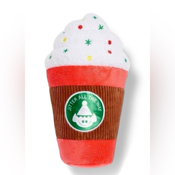 Christmas dog toy set,BARK Jumbo Pup Cup & Rudolf the Rednose Reindeer NWT 2-pc - Picture 8 of 15